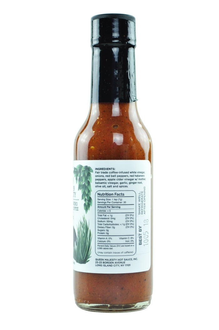 Red Habanero & Black Coffee Hot Sauce | Queen Majesty Y0