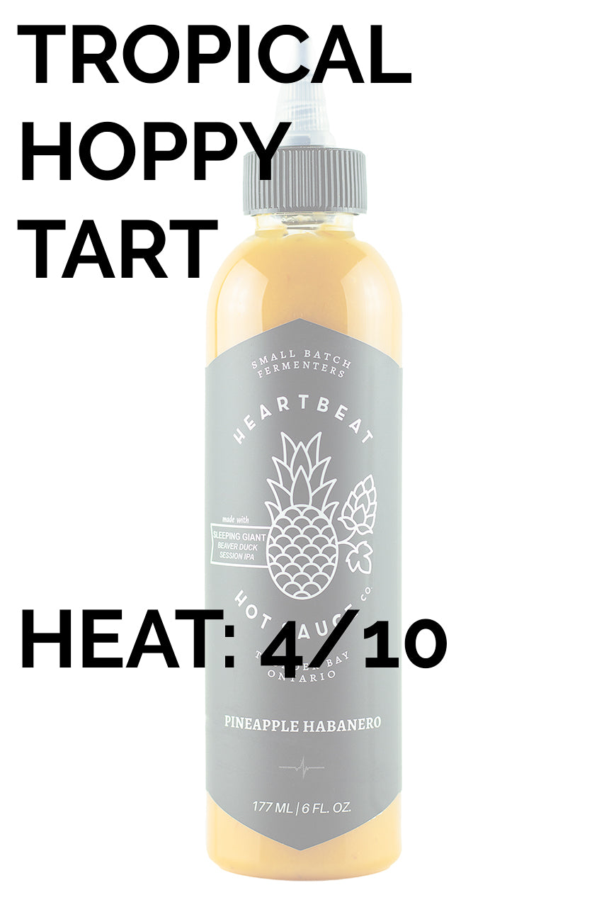 Pineapple Habanero Hot Sauce | Heartbeat Hot Sauce V5