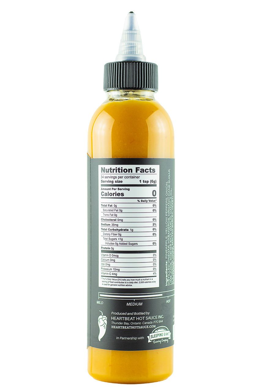 Pineapple Habanero Hot Sauce | Heartbeat Hot Sauce V5