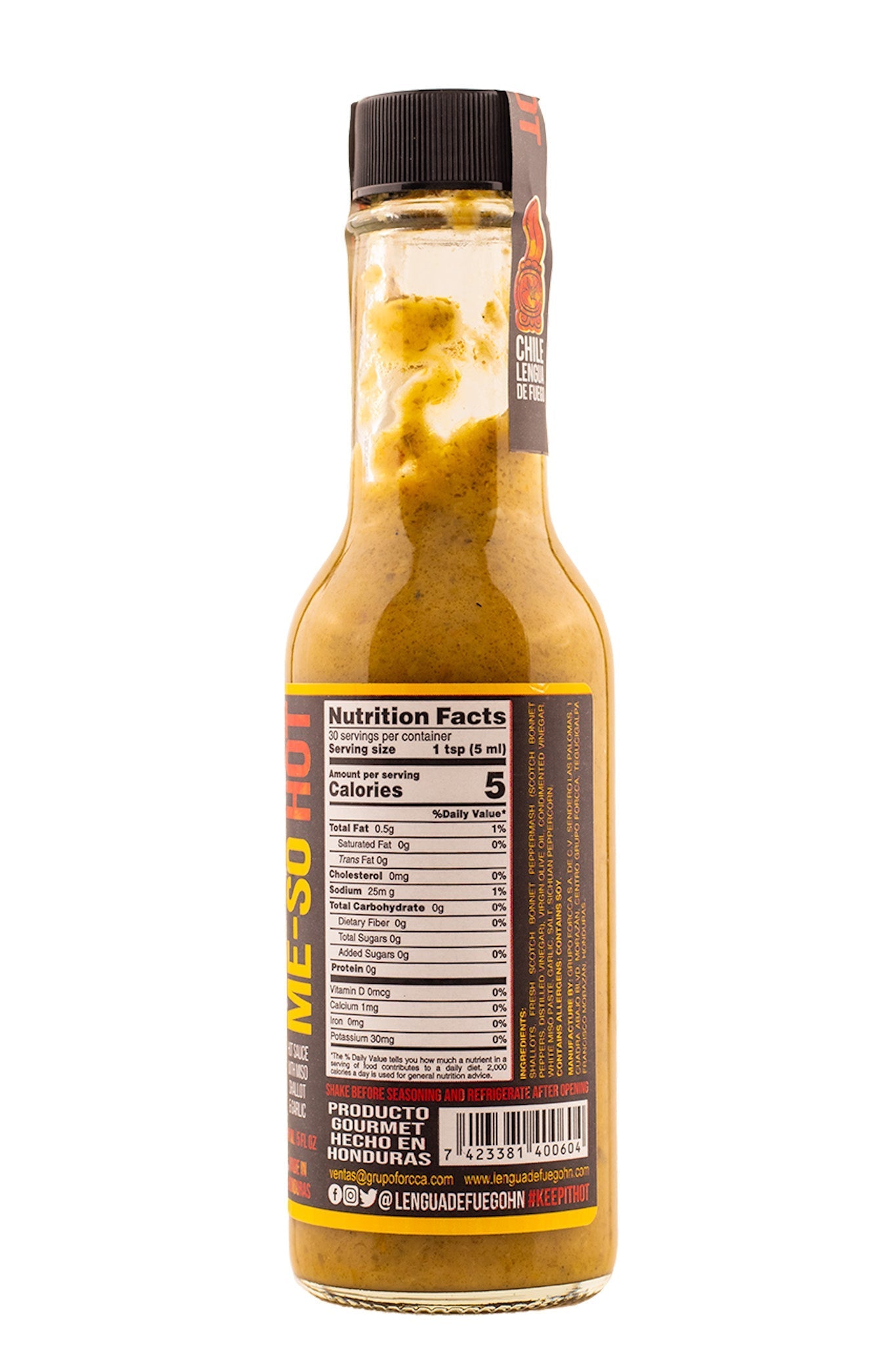 Me-So Hot Miso Shallot | Chile Lengua de Fuego D9