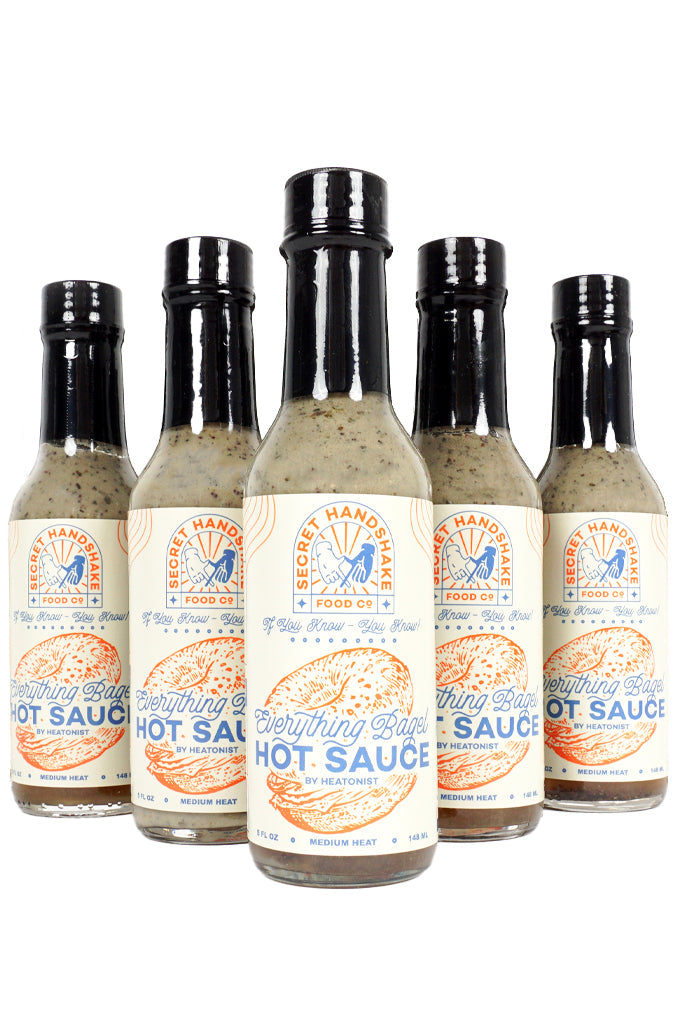 Secret Handshake Food Co Everything Bagel Hot Sauce 2-Pack J8