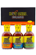 Hot Ones BBQ Trio Pack (Hot Honey / Caribbean / Smoked Serrano) H8