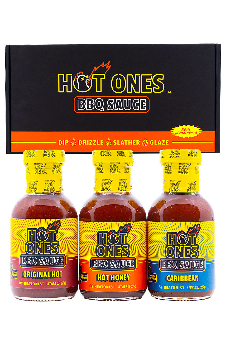 Hot Ones BBQ Trio Pack (Original / Hot Honey / Caribbean) M9