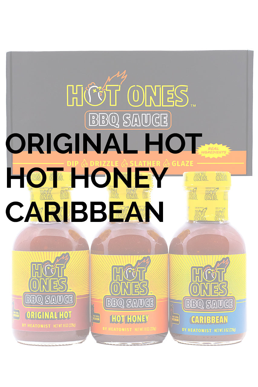 Hot Ones BBQ Trio Pack (Original / Hot Honey / Caribbean) M9