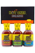 Hot Ones BBQ Trio Pack (Original / Smoked Serrano / Caribbean) J3