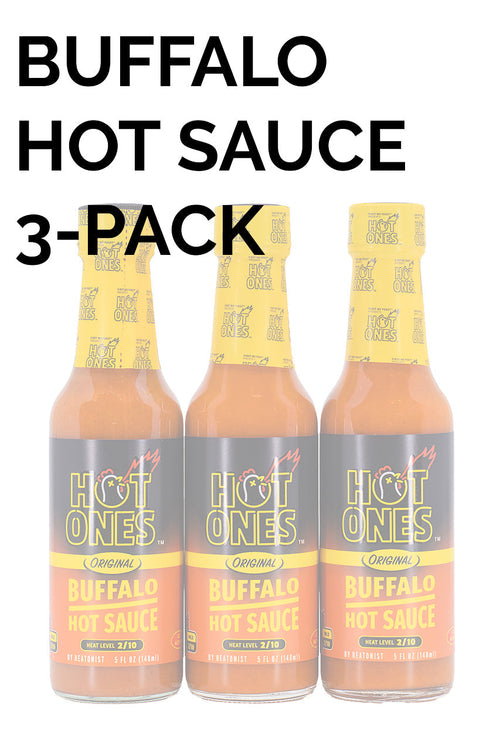 Buffalo Hot Sauce 3-Pack | Hot Ones Hot Sauce A5