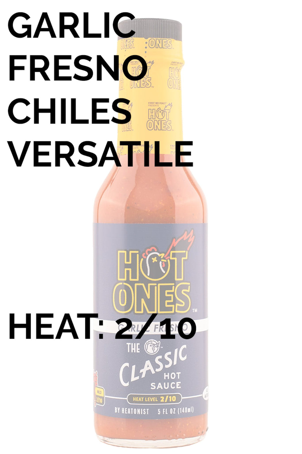 The Classic Garlic Fresno | Hot Ones Hot Sauce H2