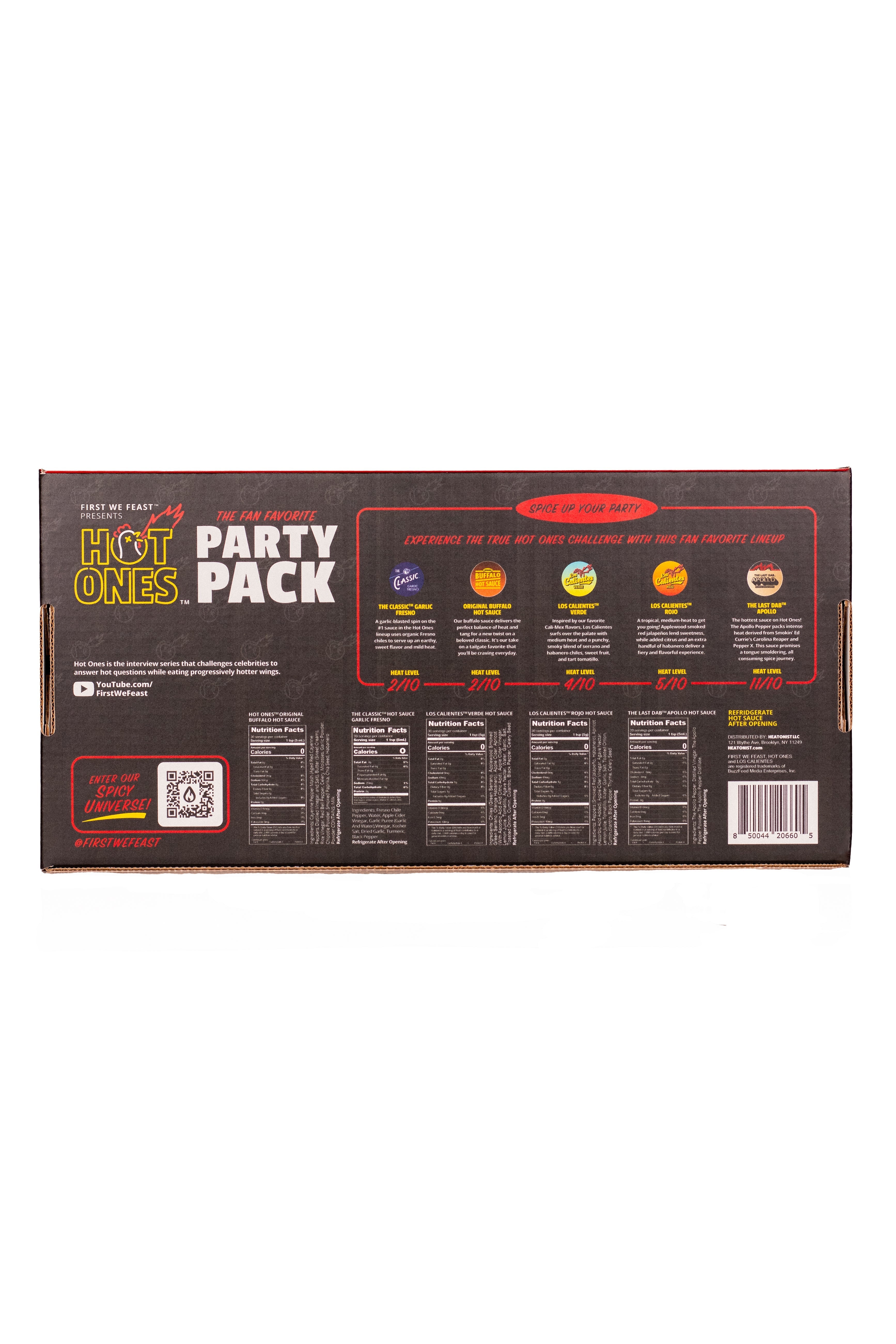 Fan Favorite Party Pack | Hot Ones Hot Sauce G0