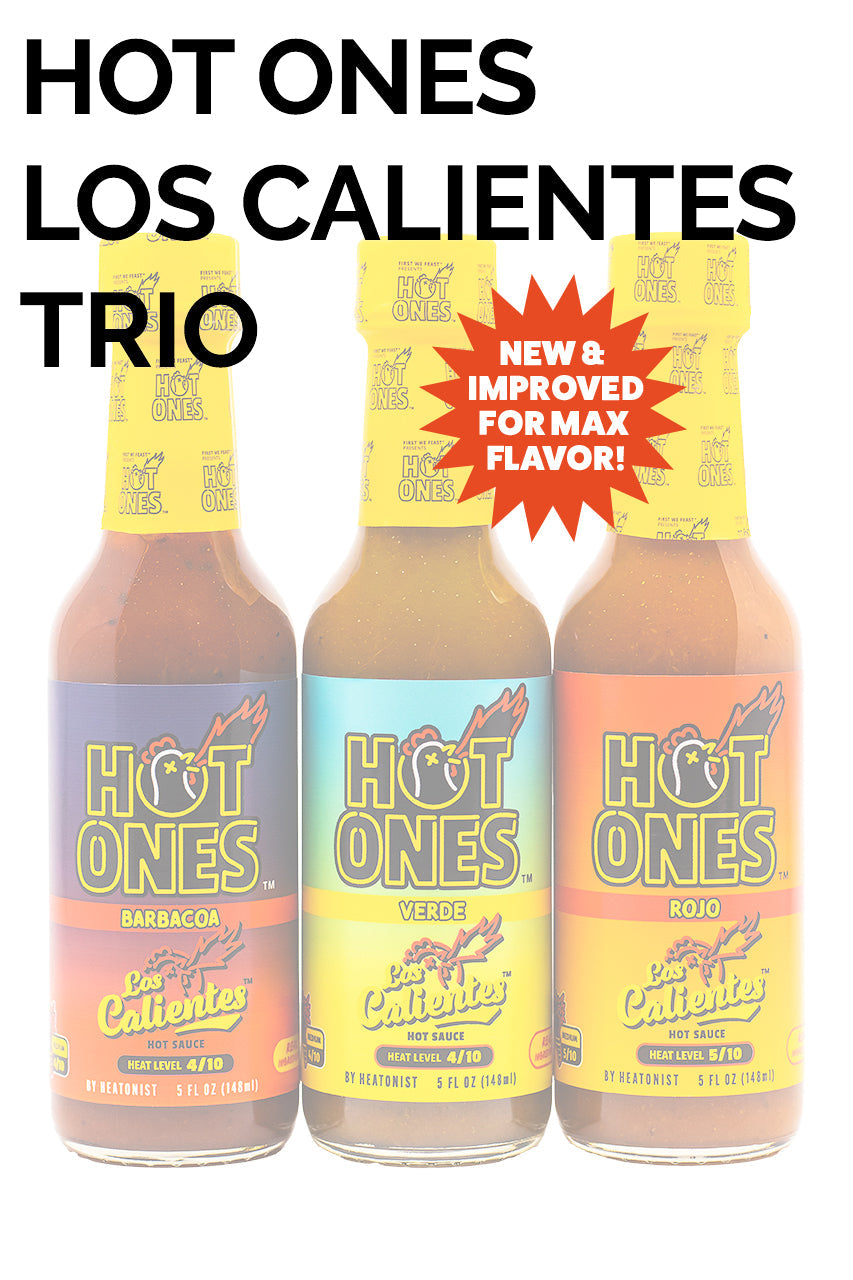 Los Calientes Trio Pack | Hot Ones Hot Sauce W8