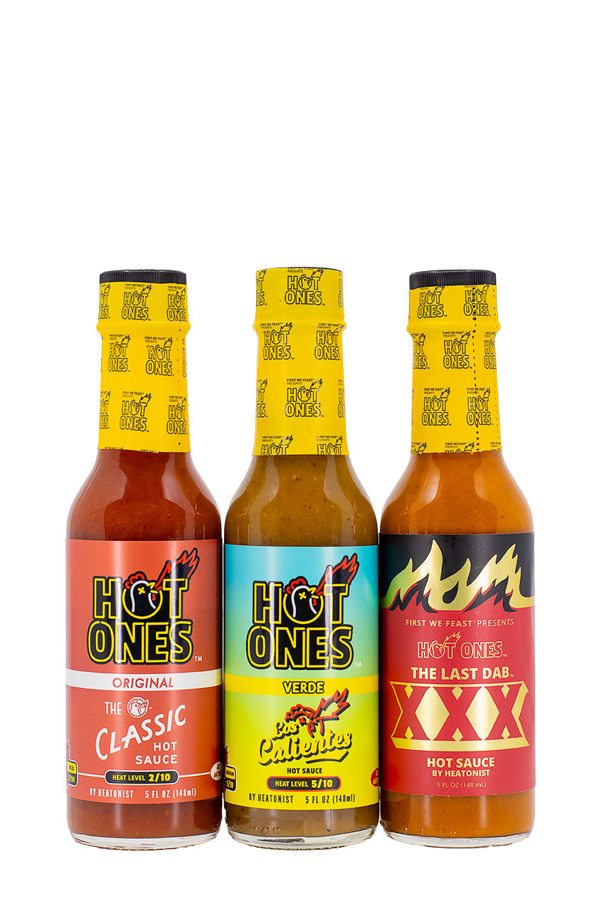 Hot Ones Trio Pack - Original | Hot Ones Hot Sauce N0