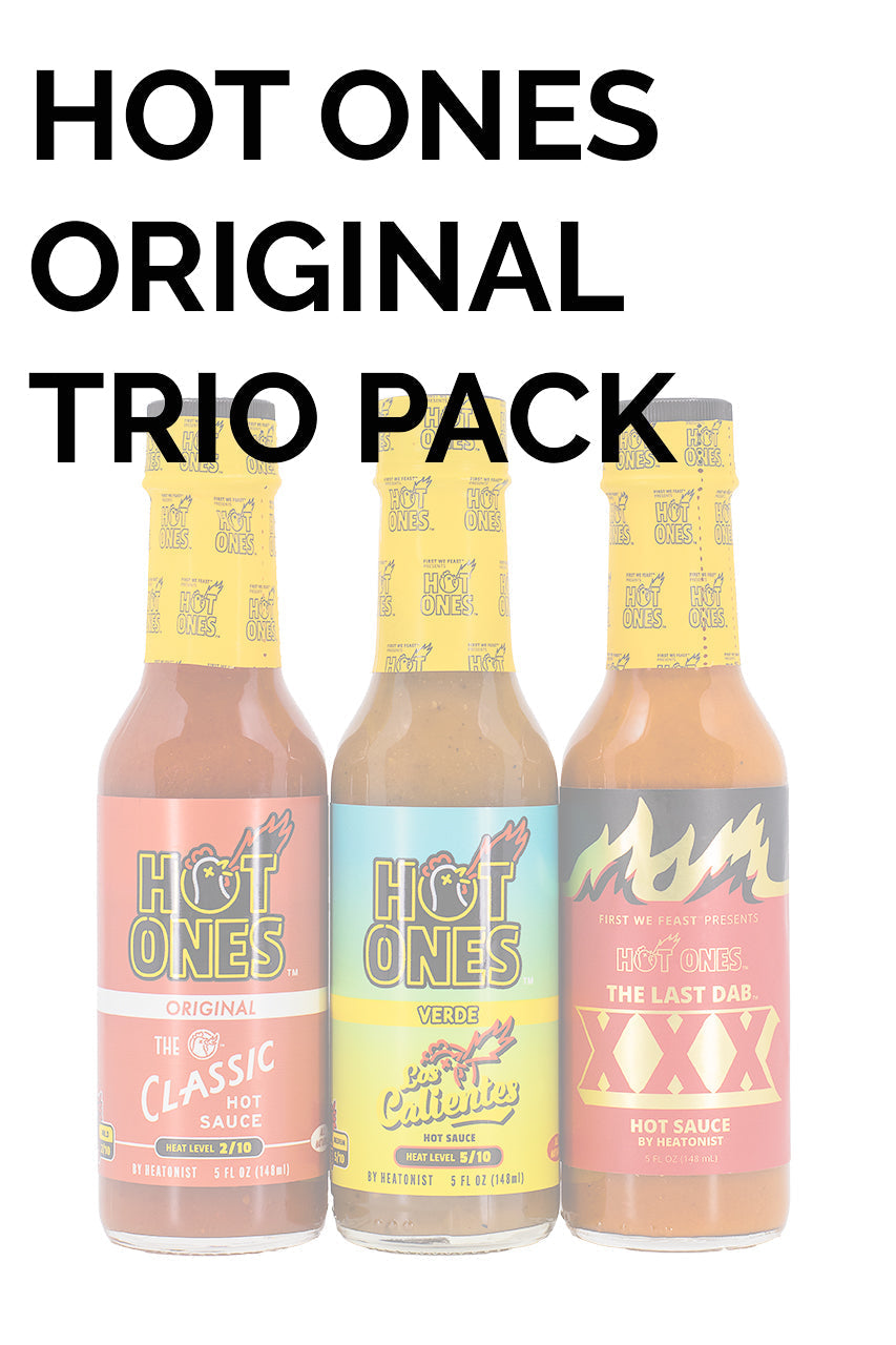 Hot Ones Trio Pack - Original | Hot Ones Hot Sauce N0