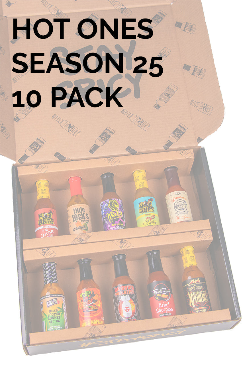 Hot Ones Hot Sauce 10 Pack - Season 25 O1