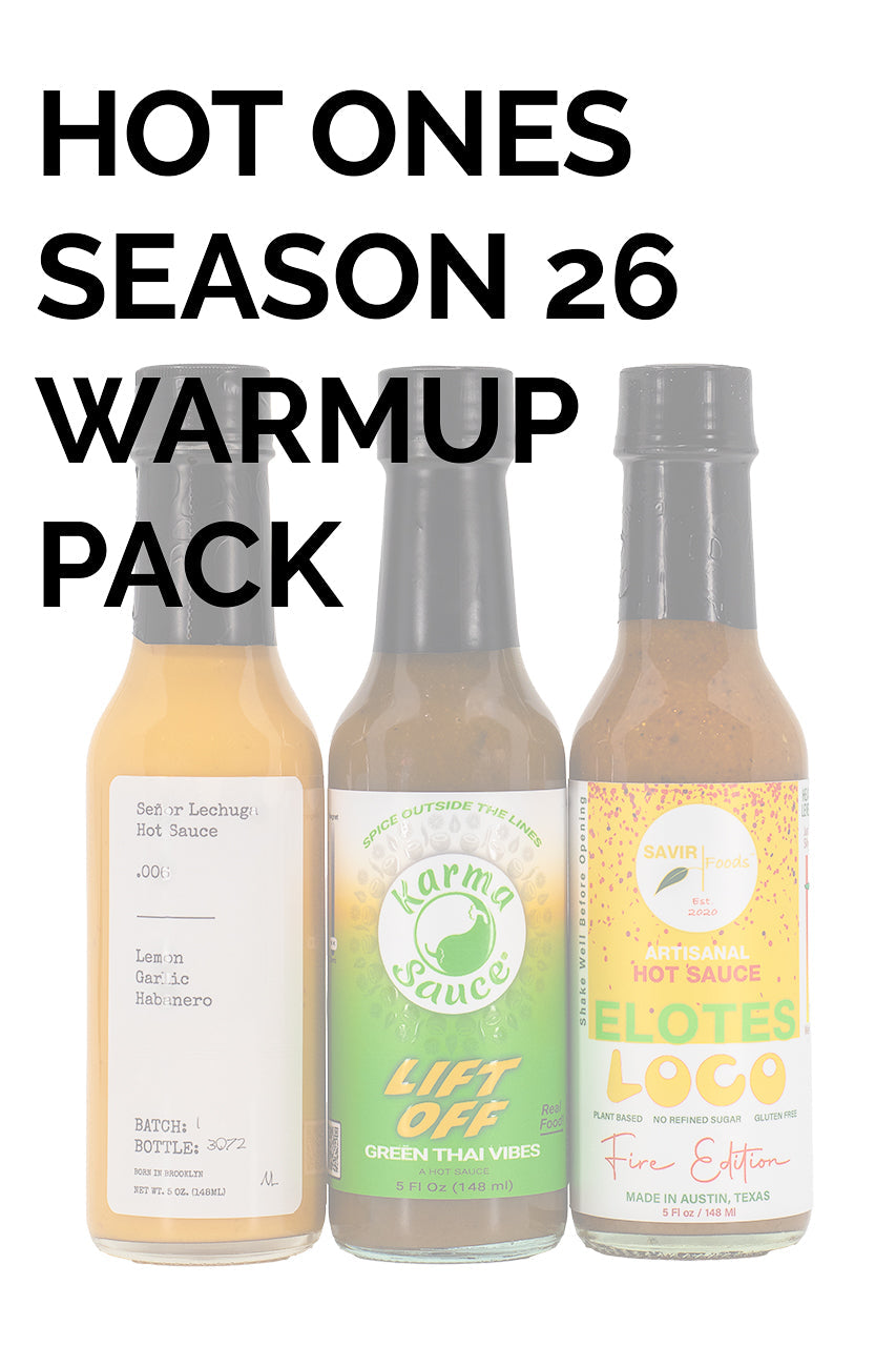 Hot Ones Hot Sauce Warmup Pack - Season 26 X3