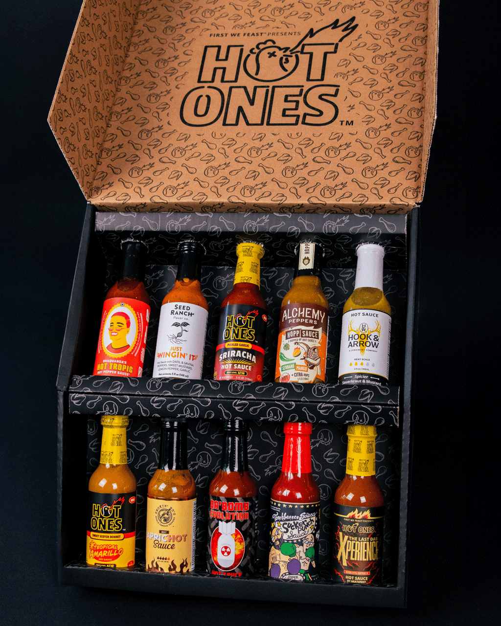 Hot Ones Hot Sauce 10 Pack - Season 27 M2
