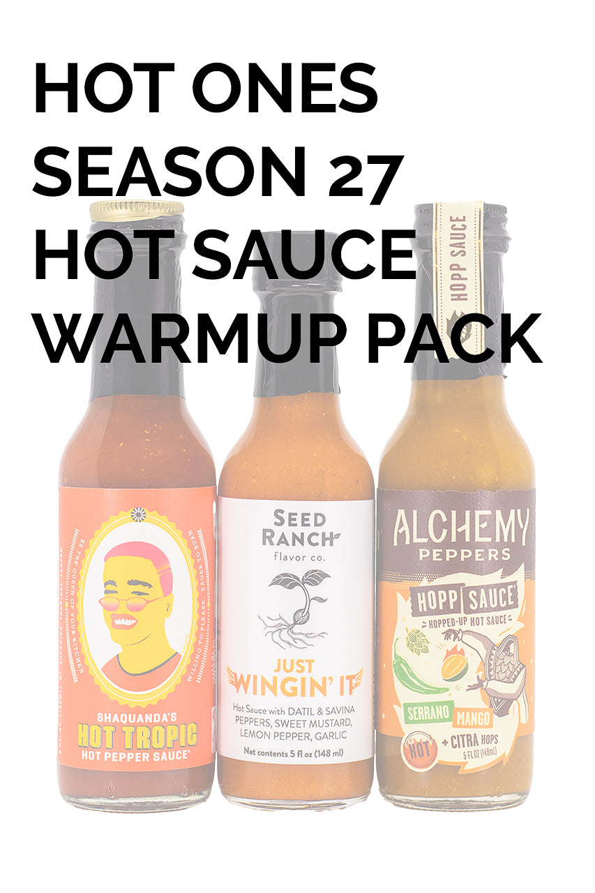 Hot Ones Hot Sauce Warm Up Pack - Season 27 O9