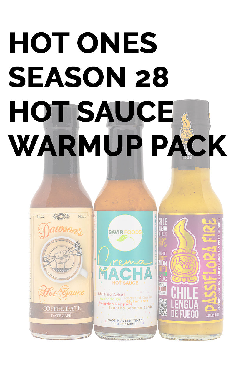 Hot Ones Hot Sauce Warm Up Pack - Season 28 R0