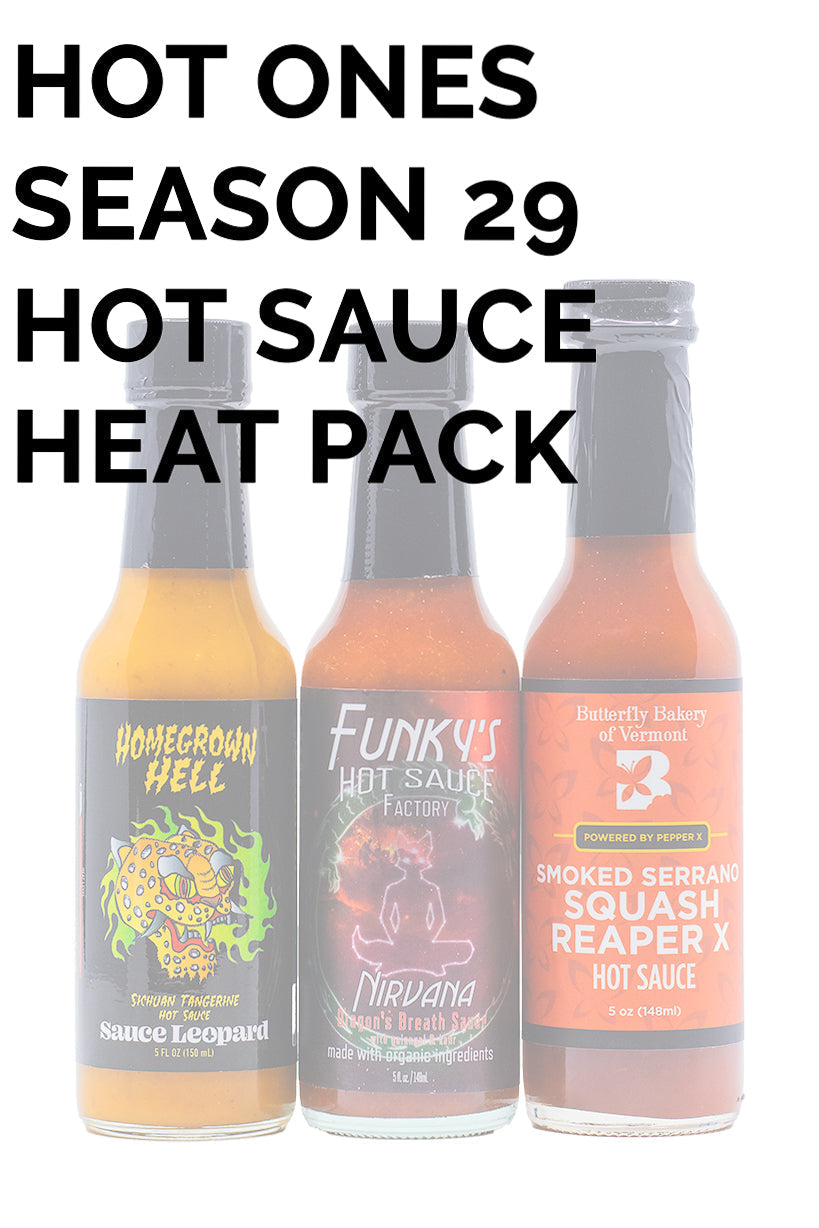 Hot Ones Hot Sauce Heat Pack - Season 29 D8