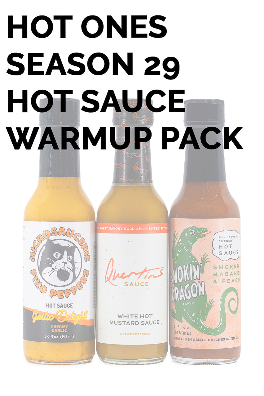 Hot Ones Hot Sauce Warm Up Pack - Season 29 L4