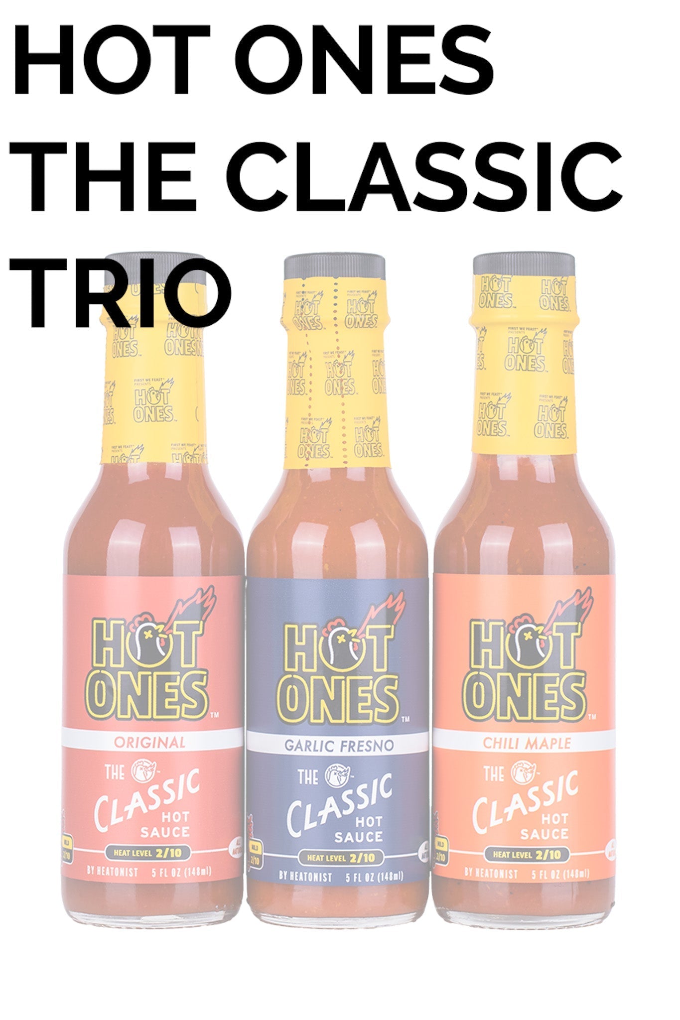 Hot Ones The Classic Trio | Hot Ones Hot Sauce G6