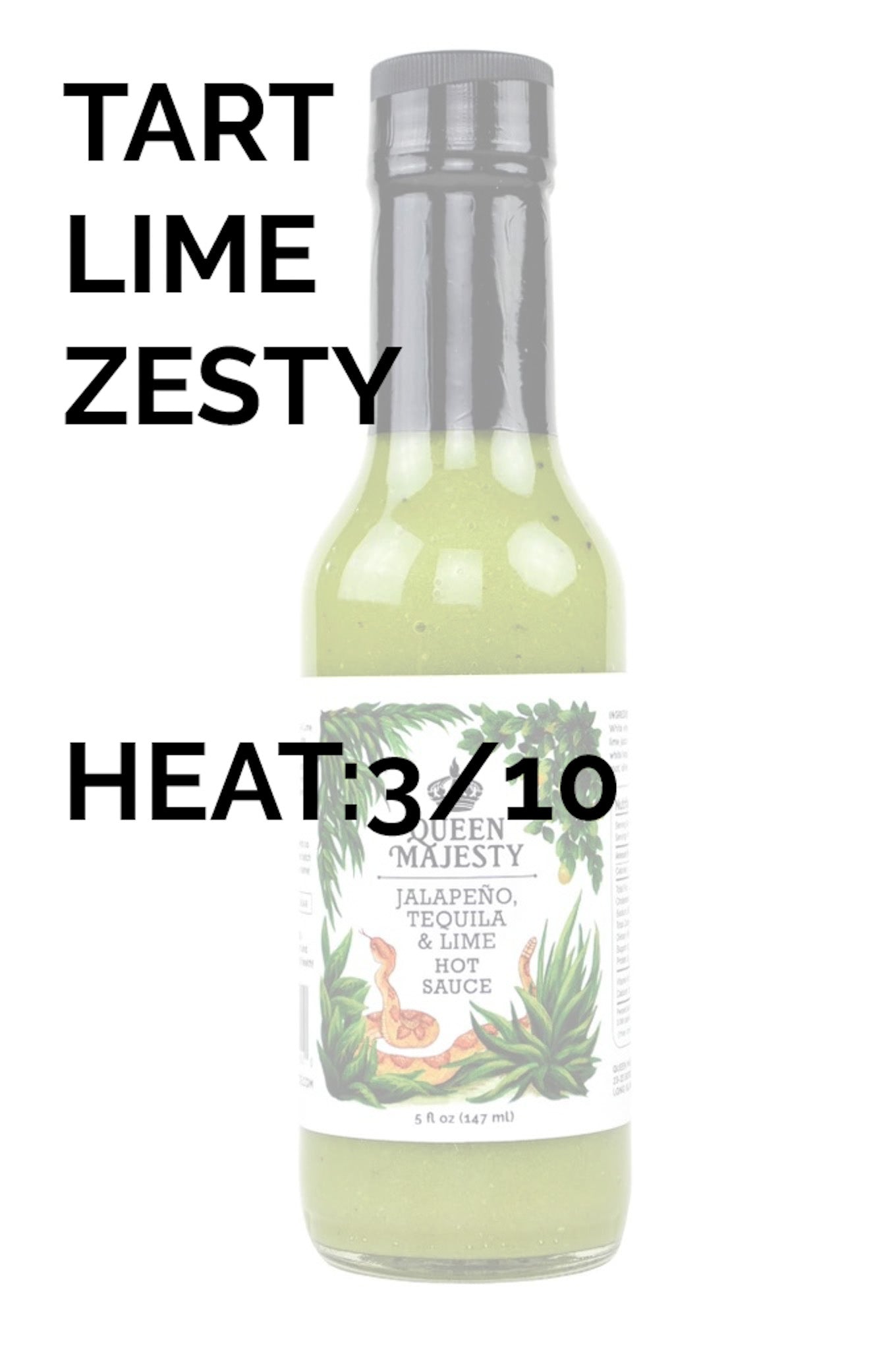 Jalapeno Tequila Lime Hot Sauce | Queen Majesty H1