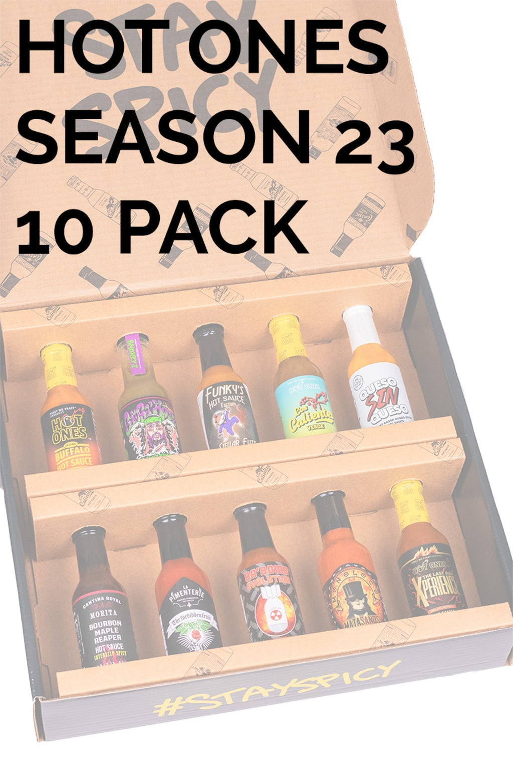 Hot Ones Hot Sauce 10 Pack - Season 23 M7