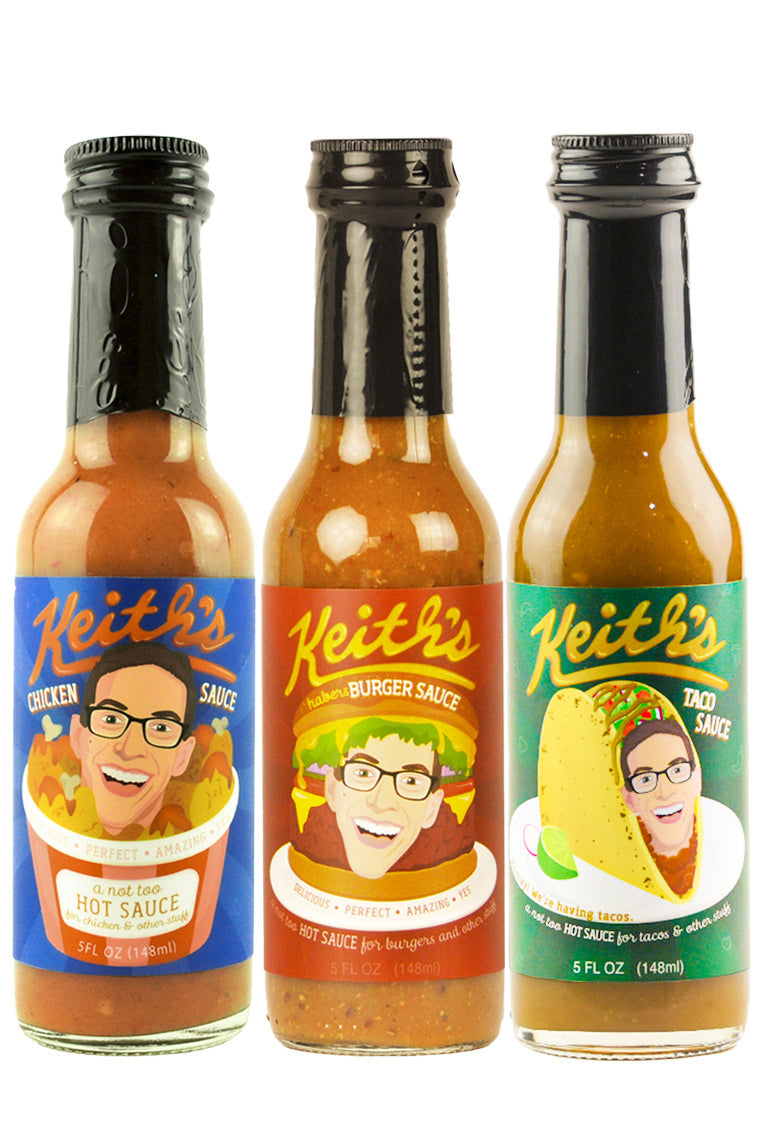 Keith's Hot Sauce Trio Pack H2
