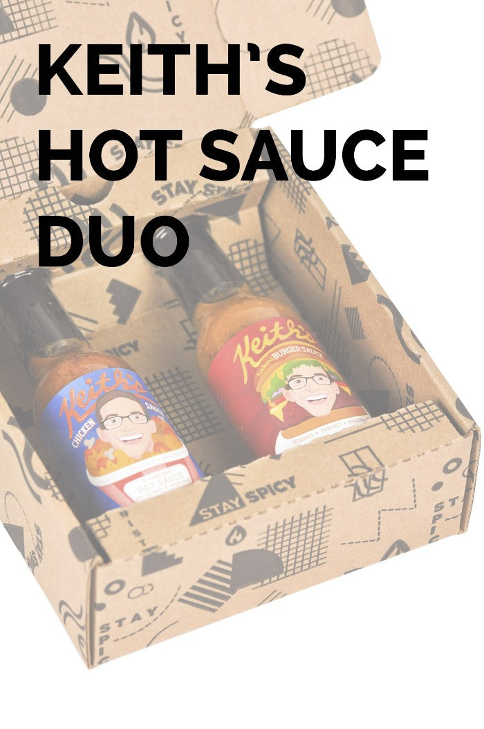 Chicken & Burger Hot Sauce Duo Pack | Keith's C0