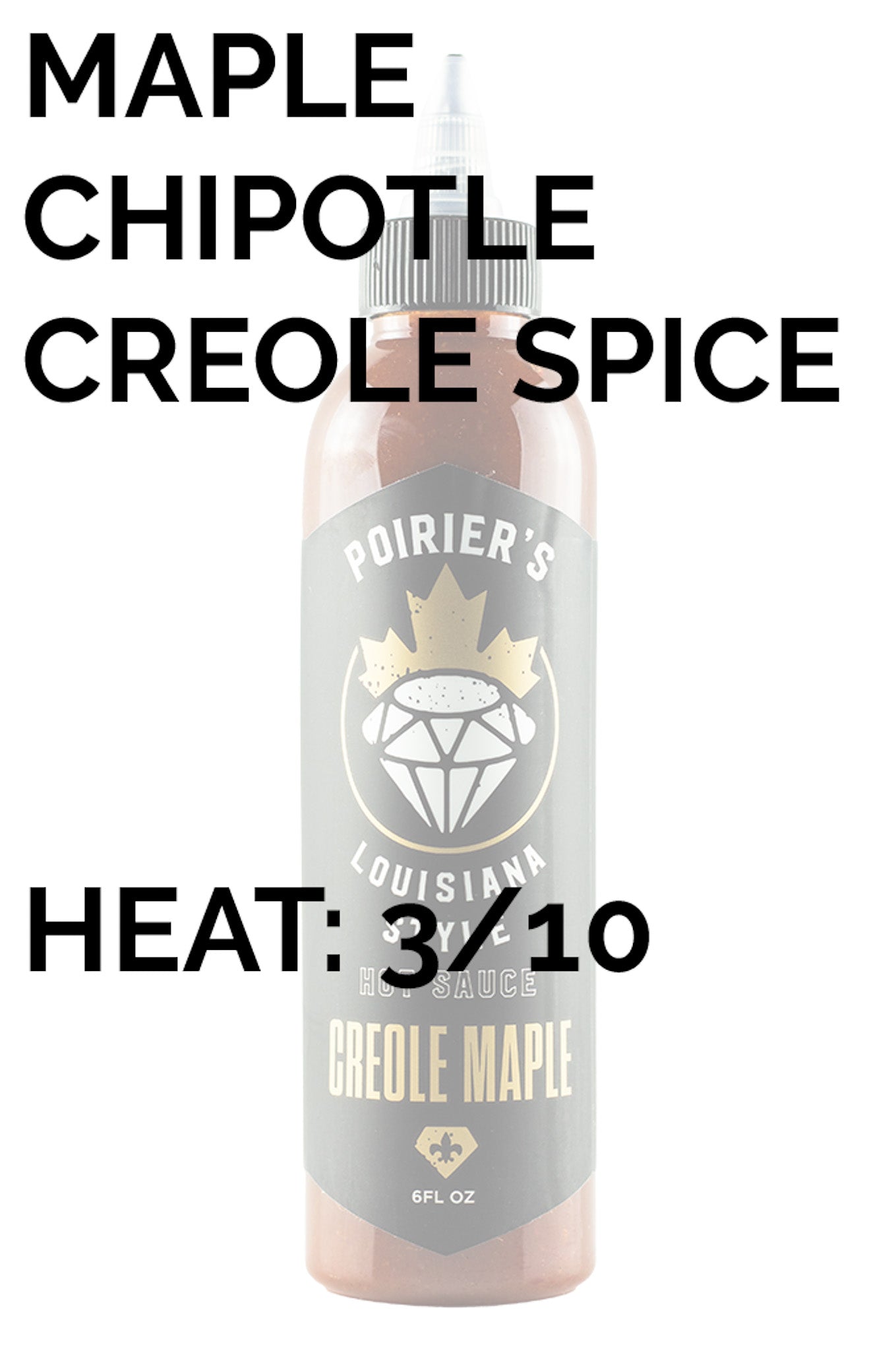 Poirier's Creole Maple Hot Sauce | Poirier's Louisiana Style Hot Sauce -C V5