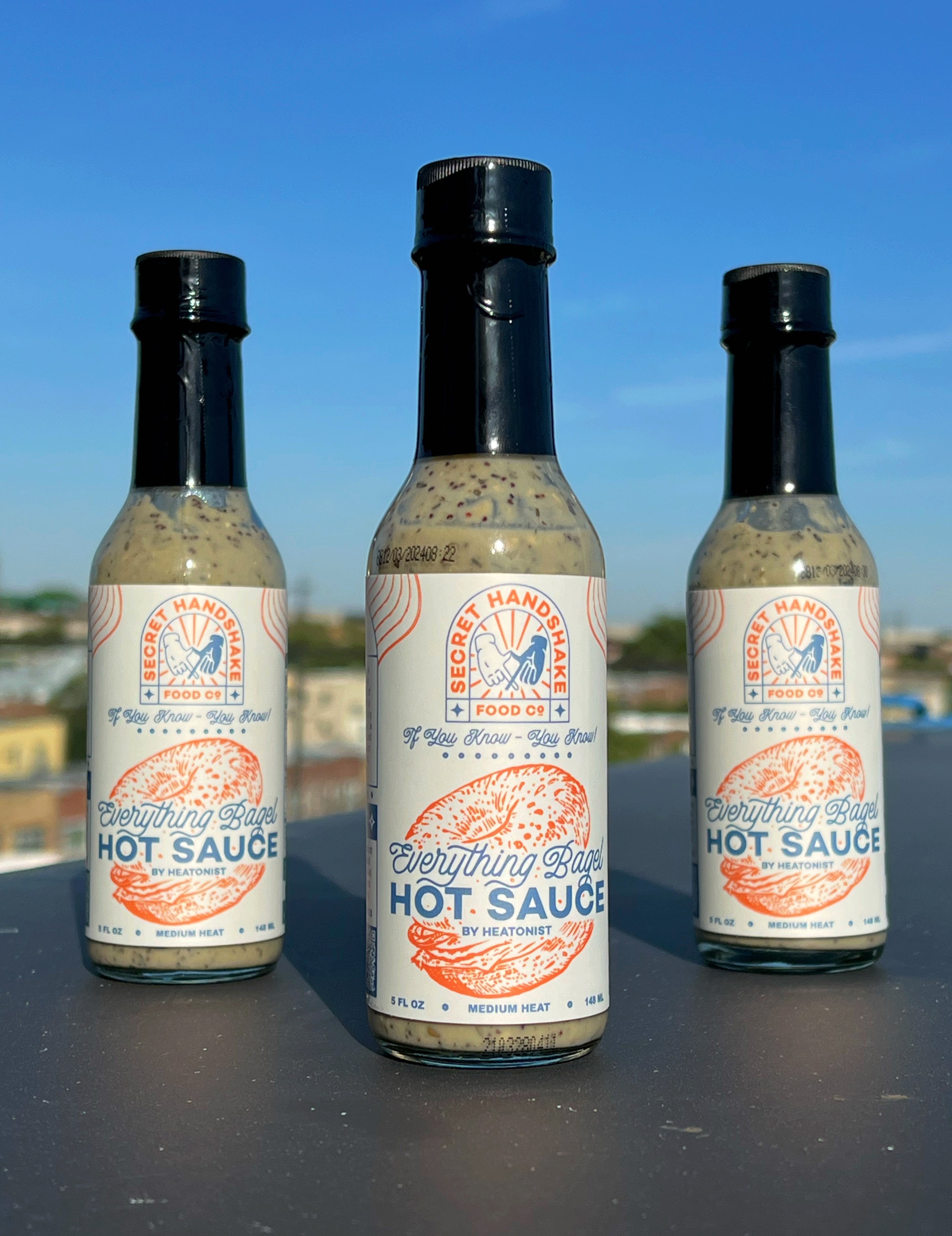 Everything Bagel Hot Sauce | Secret Handshake Food Co H4