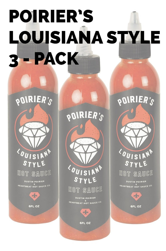 Dustin Poirier Hot Sauce 3 Pack | HEATONIST T7